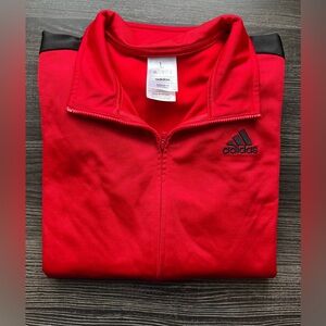 Adidas Red Zip-Up